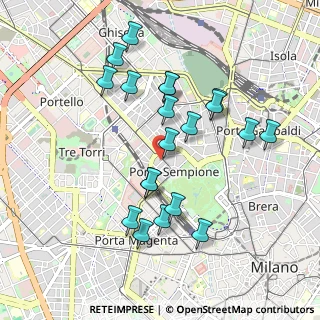 Mappa Corso Sempione, 20100 Milano MI, Italia (0.9115)