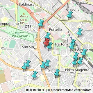 Mappa Via Monte Bianco, 20149 Milano MI, Italia (1.161)