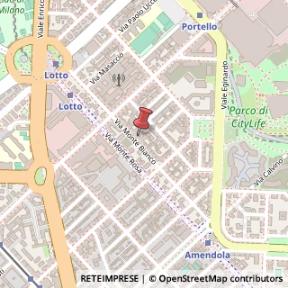 Mappa Via Monte Bianco, 36, 20149 Milano, Milano (Lombardia)