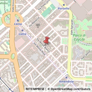 Mappa Via Monte Bianco, 34, 20149 Milano, Milano (Lombardia)