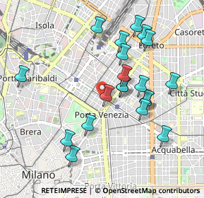 Mappa Via Palazzi, 20129 Milano MI, Italia (0.934)