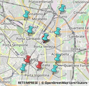Mappa Via Palazzi, 20129 Milano MI, Italia (1.96182)