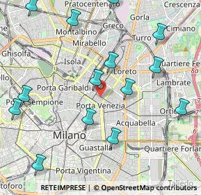 Mappa Via Palazzi, 20129 Milano MI, Italia (2.48429)