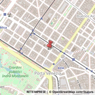 Mappa Via Lazzaro Palazzi,  6, 20124 Milano, Milano (Lombardia)