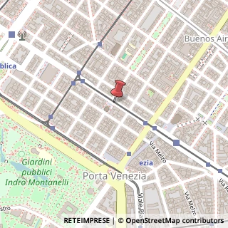 Mappa Viale Tunisia,  13, 20124 Milano, Milano (Lombardia)
