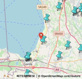 Mappa Strada della Ponta, 37017 Lazise VR, Italia (6.909)