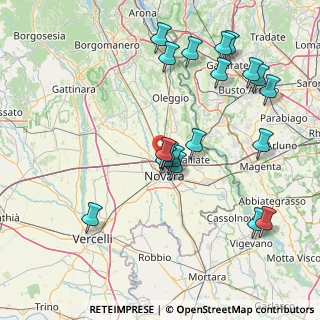 Mappa Via 13 Martiri, 28100 Novara NO, Italia (17.03474)