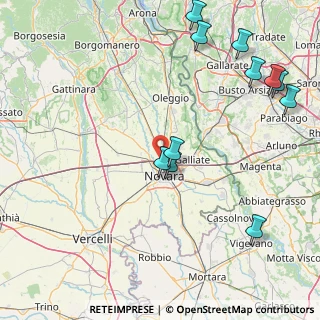 Mappa Via 13 Martiri, 28100 Novara NO, Italia (20.37909)