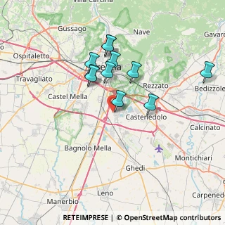 Mappa Via Roma, 25010 Borgosatollo BS, Italia (6.40364)