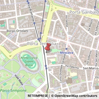 Mappa Via Legnano, 26, 20121 Milano, Milano (Lombardia)