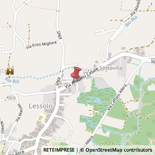 Mappa Via Arduino Casale,  9, 10010 Lessolo, Torino (Piemonte)