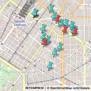 Mappa Via Plinio, 20124 Milano MI, Italia (0.509)