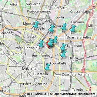 Mappa Via Plinio, 20124 Milano MI, Italia (1.26273)