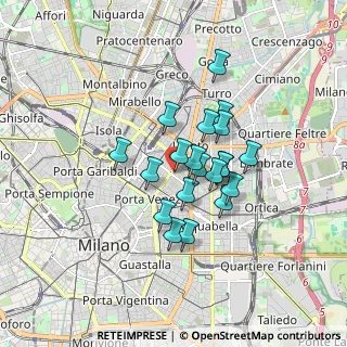 Mappa Via Plinio, 20124 Milano MI, Italia (1.244)