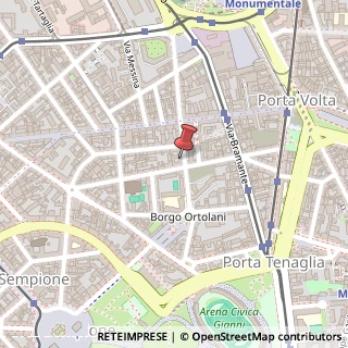 Mappa Via Giuseppe Giusti, 14, 20021 Bollate, Milano (Lombardia)