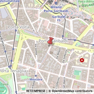 Mappa Corso Garibaldi, 127, 20121 Milano, Milano (Lombardia)