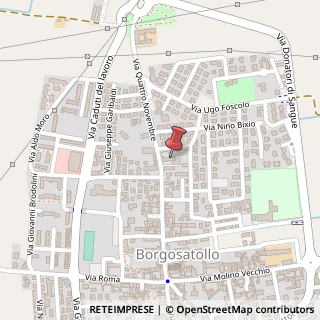 Mappa Via IV Novembre, 120, 25010 Borgosatollo, Brescia (Lombardia)