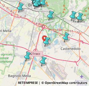 Mappa Via Madonnina, 25010 Borgosatollo BS, Italia (5.835)