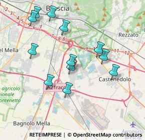 Mappa Via Madonnina, 25010 Borgosatollo BS, Italia (3.78)