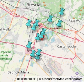 Mappa Via Madonnina, 25010 Borgosatollo BS, Italia (2.85538)