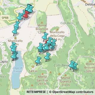 Mappa Via Grancare Basse, 36100 Arcugnano VI, Italia (1.225)