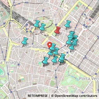 Mappa Piazzale Principessa Clotilde, 20124 Milano MI, Italia (0.399)