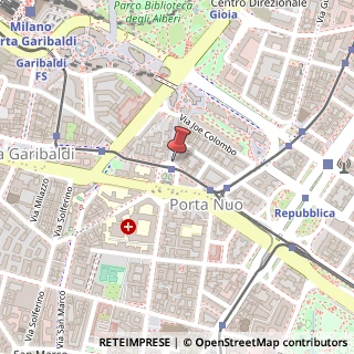 Mappa Via Amerigo Vespucci, 2, 20124 Milano, Milano (Lombardia)
