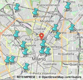 Mappa Piazzale Principessa Clotilde, 20124 Milano MI, Italia (2.452)