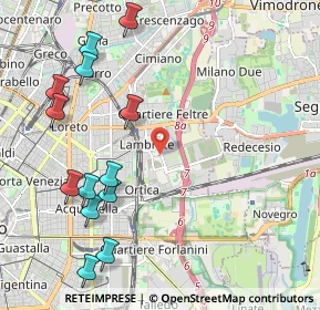 Mappa , 20134 Milano MI, Italia (2.52231)