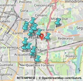 Mappa , 20134 Milano MI, Italia (1.52118)