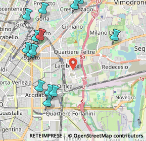 Mappa , 20134 Milano MI, Italia (2.62714)