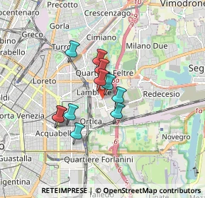 Mappa , 20134 Milano MI, Italia (1.24818)
