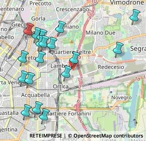 Mappa Via Caduti di Marcinelle, 20134 Milano MI, Italia (2.39167)