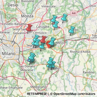 Mappa 20090 Vignate MI, Italia (6.29667)