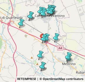 Mappa Via E. Mattei, 36040 Grisignano di Zocco VI, Italia (4.2785)