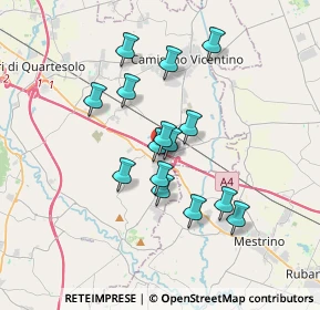 Mappa Via E. Mattei, 36040 Grisignano di Zocco VI, Italia (2.862)