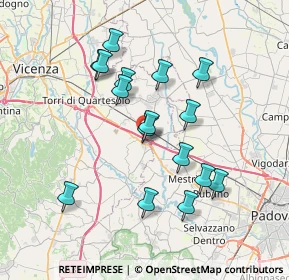 Mappa Via E. Mattei, 36040 Grisignano di Zocco VI, Italia (6.69438)