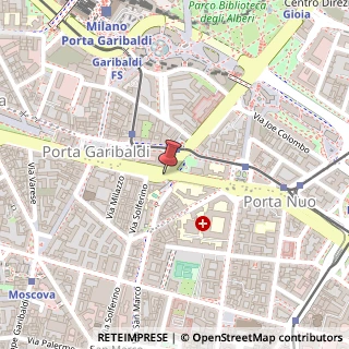 Mappa Bastioni di Porta Nuova, 8, 20121 Milano, Milano (Lombardia)