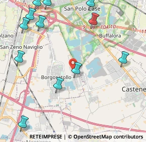 Mappa Via del Canneto, 25010 Borgosatollo BS, Italia (2.8525)