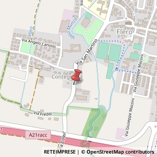 Mappa Via San Martino,  33, 25020 Flero, Brescia (Lombardia)