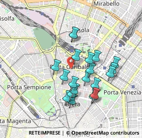 Mappa Piazza Venticinque Aprile, 20121 Milano MI, Italia (0.781)