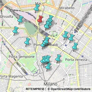 Mappa Corso Giuseppe Garibaldi, 20124 Milano MI, Italia (0.9325)