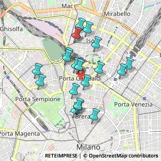 Mappa Piazza Venticinque Aprile, 20121 Milano MI, Italia (0.842)