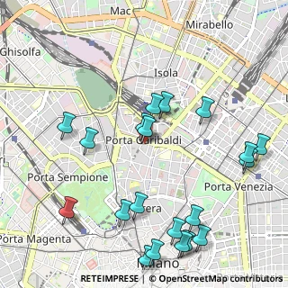 Mappa Corso Giuseppe Garibaldi, 20124 Milano MI, Italia (1.255)