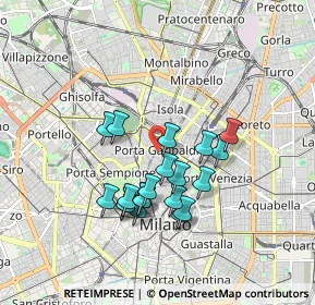 Mappa Piazza Venticinque Aprile, 20121 Milano MI, Italia (1.5255)