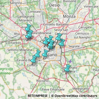 Mappa Piazza Venticinque Aprile, 20121 Milano MI, Italia (5.09)