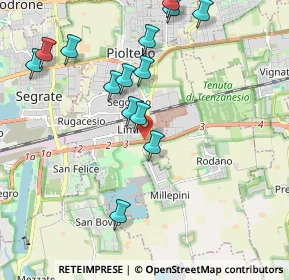 Mappa SP 14, 20096 Pioltello MI, Italia (2.14143)