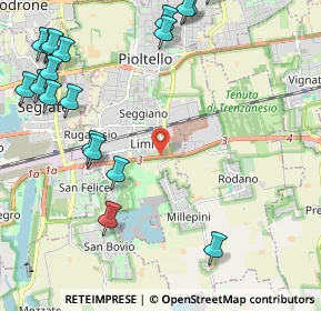 Mappa SP 14, 20096 Pioltello MI, Italia (2.961)