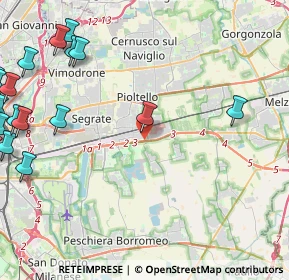 Mappa SP 14, 20096 Pioltello MI, Italia (6.876)
