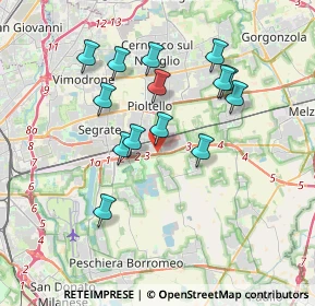 Mappa SP 14, 20096 Pioltello MI, Italia (3.31571)